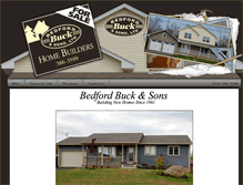 Tablet Screenshot of buckhomes.ca
